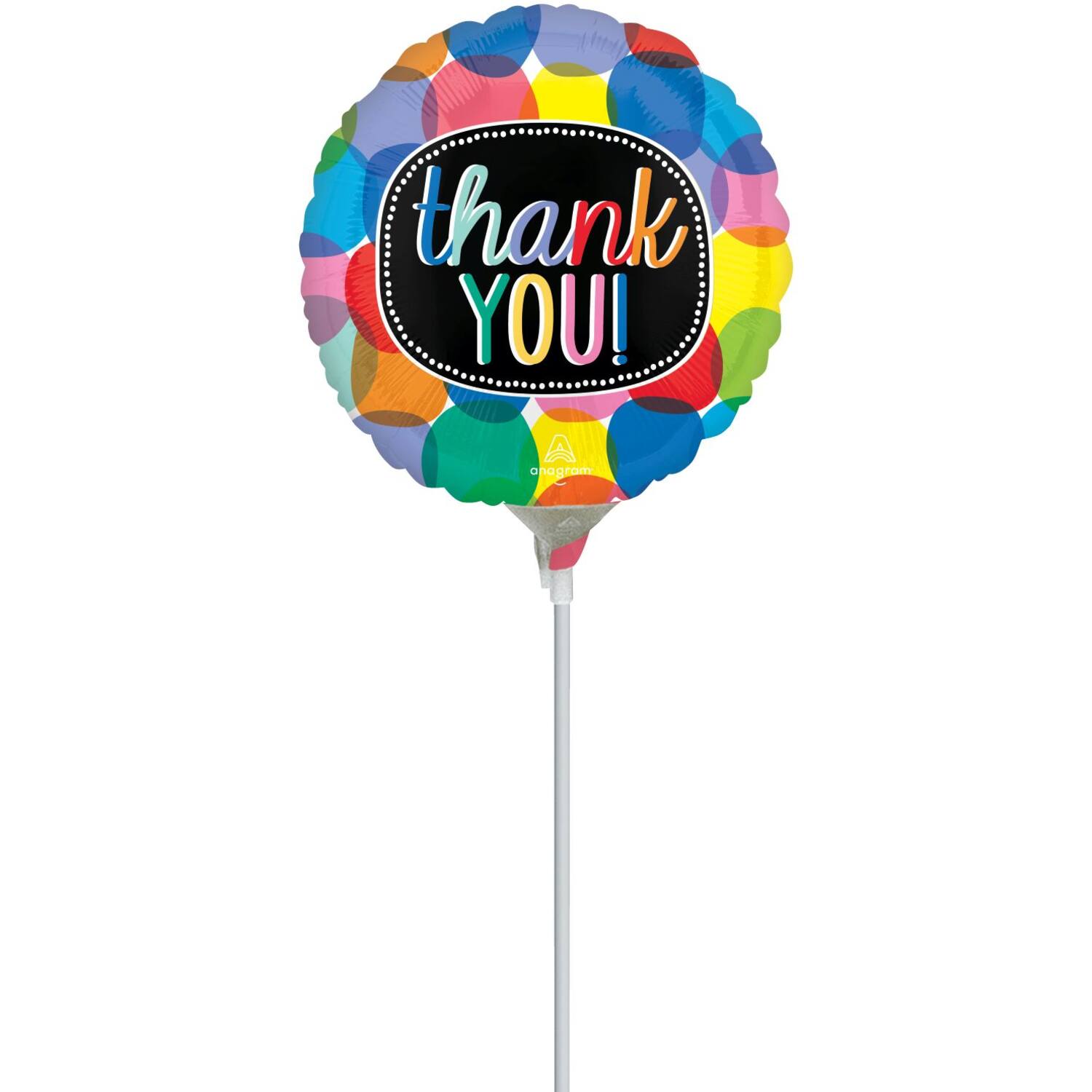 Foil Balloon - Mini - "thank YOU!" - 23 cm